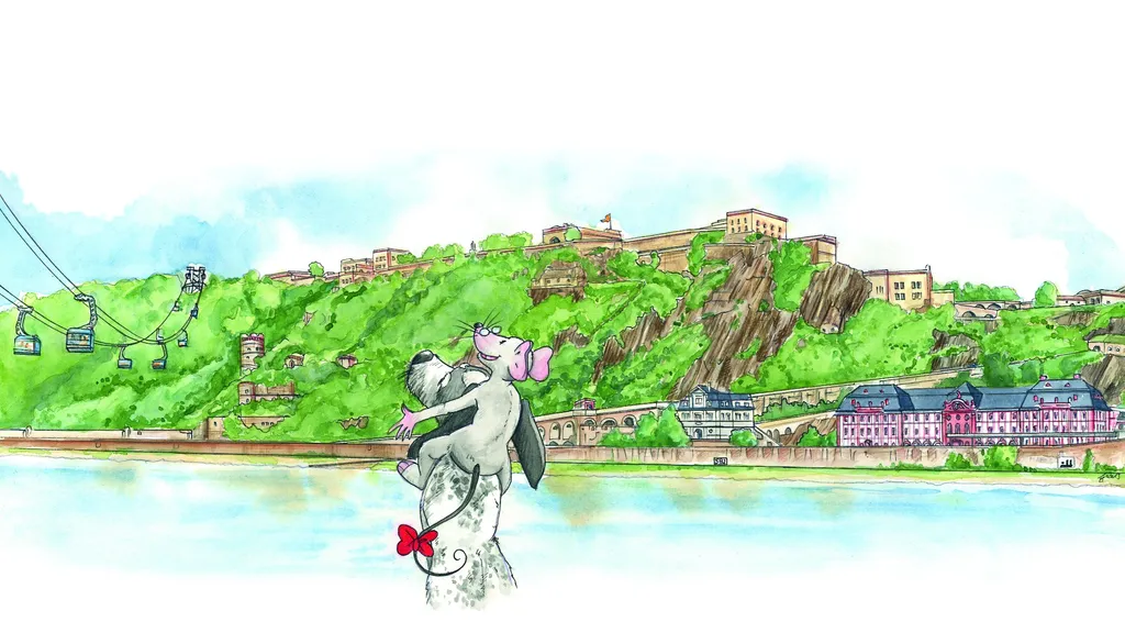 Koblenz mit Luzie & Lione - Eine Familienrallye individueller Stadtrundgang