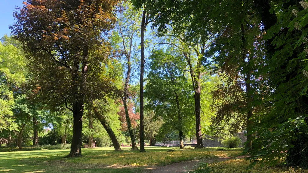 Ein Spaziergang durch den Schlosspark in Ostrau individueller Stadtrundgang