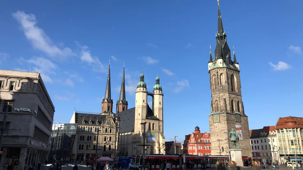 Halle - biblische Geschichten in Szene gesetzt individueller Stadtrundgang